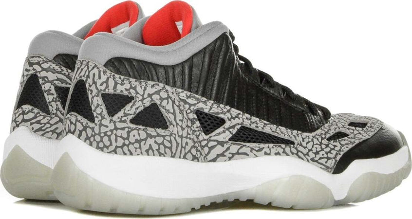JORDAN-RETRO-Scarpa-Bassa-Uomo-Air-Jordan-11-Retro-Low-Ie-Black/fire-Red/cement-Grey/white-da-uomo