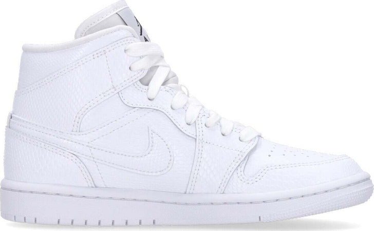 JORDAN-Scarpa-Alta-Donna-Wmns-Air-Jordan-1-Mid-White/white-da-donna