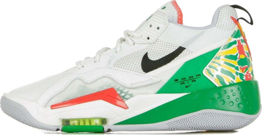 JORDAN-Scarpa-Alta-Uomo-Jordan-Zoom-92-Summit-White/black/lucky-Green/track-Red-da-uomo