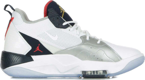 JORDAN-Scarpa-Alta-Uomo-Jordan-Zoom-92-White/obsidian/true-Red/metallic-Silver-da-uomo