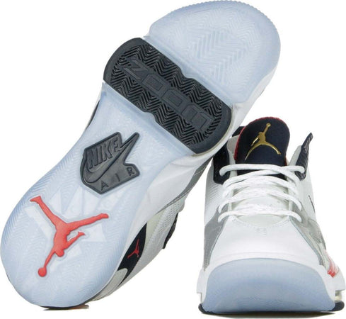 JORDAN-Scarpa-Alta-Uomo-Jordan-Zoom-92-White/obsidian/true-Red/metallic-Silver-da-uomo