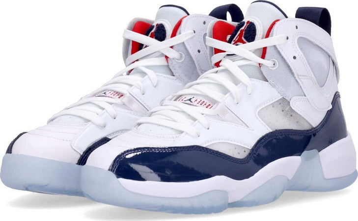 JORDAN-Scarpa-Alta-Uomo-Jumpman-Two-Trey-White/navy/university-Red-da-uomo