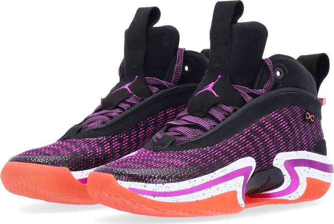 JORDAN-Scarpa-Basket-Uomo-Air-Jordan-Xxxvi-Black/hyper-Violet/white/bright-Mango-da-uomo