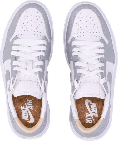 JORDAN-Scarpa-Bassa-Donna-Wmns-Air-Jordan-1-Elevate-Low-White/wolf-Grey/white-da-donna