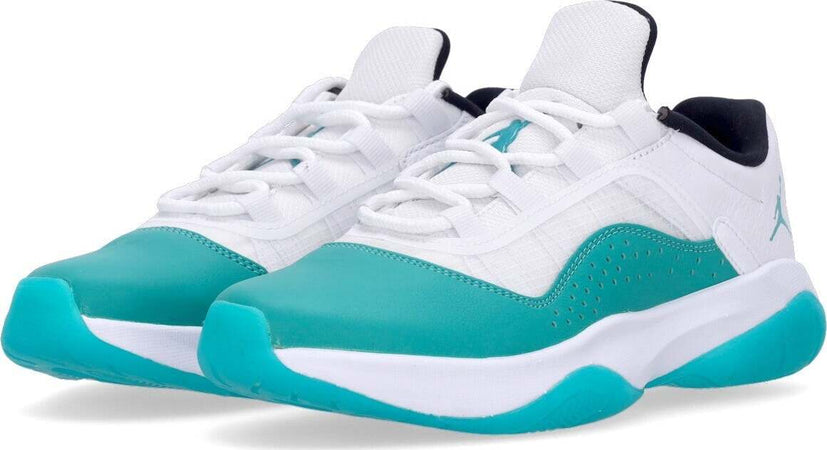 JORDAN-Scarpa-Bassa-Donna-Wmns-Air-Jordan-11-Cmft-Low-White/new-Emerald/black-da-donna