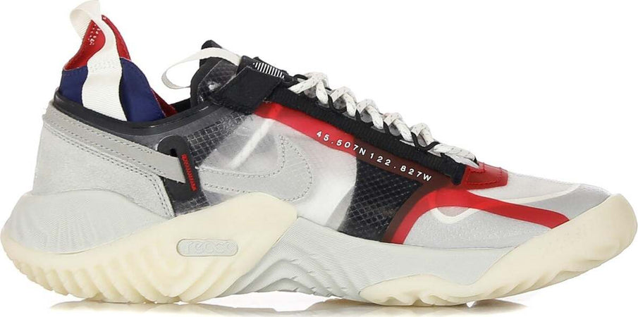 JORDAN-Scarpa-Bassa-Uomo-Jordan-Delta-Breathe-Clear/medium-Grey/light-Bone/varsity-Red-da-uomo