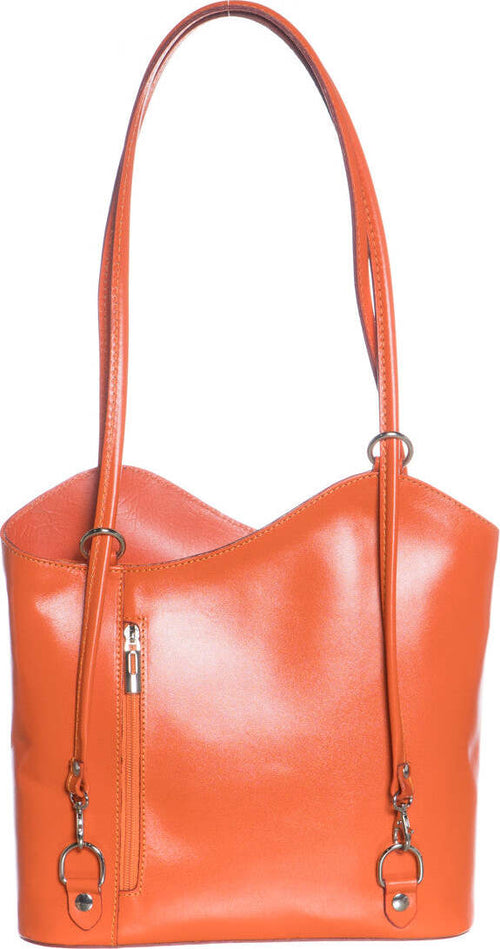 Joy---Shopper-da-Donna-Arancio-In-Vera-Pelle