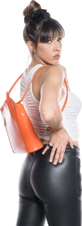 Joy---Shopper-da-Donna-Arancio-In-Vera-Pelle