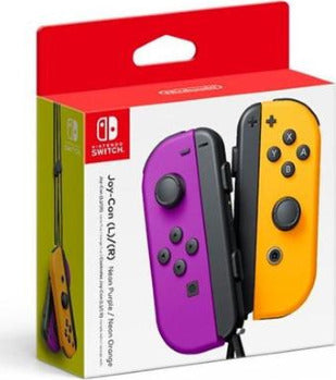 JOY-CON-PAIR-VIOLA/ARANCIONE-NEON-COPPIA-SWITCH-USATO