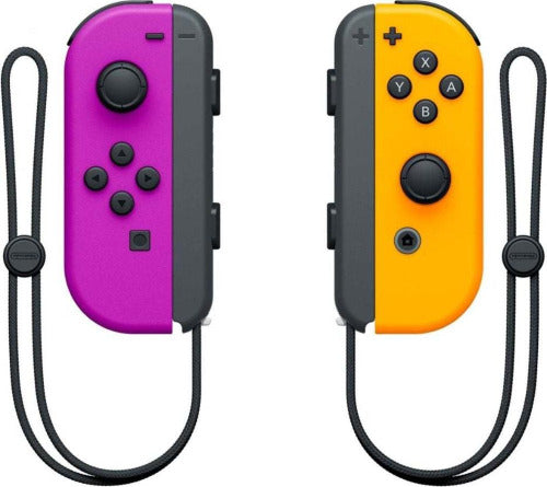JOY-CON-PAIR-VIOLA/ARANCIONE-NEON-COPPIA-SWITCH-USATO