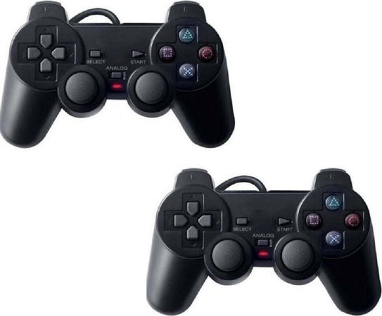 JOYSTICK CON FILO COMPATIBILE PS2 PLAYSTATION 2 JOYPAD CONTROLLER KIT 2 PEZZI Videogiochi/PC/Accessori/Controller/Joystick Trade Shop italia - Napoli, Commerciovirtuoso.it