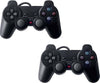 Joystick-Con-Filo-Compatibile-Ps2-Playstation-2-Joypad-Controller-Kit-2-Pezzi