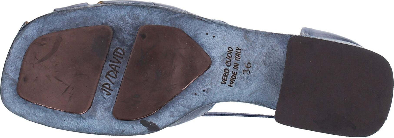 JP/DAVID-Scarpe-con-Tacco-Blu-da-donna