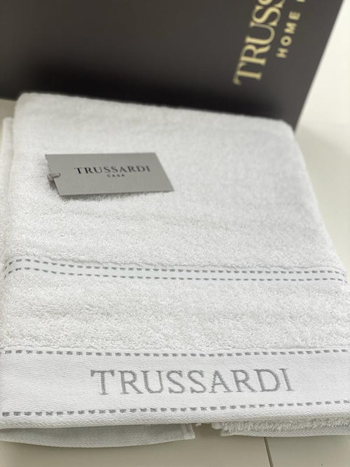 Set Asciugamani Trussardi Ribbon  Spugna di Cotone - The King Luxury