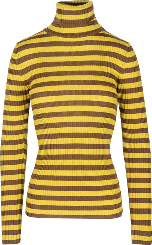 JUCCA-Jucca---Maglia---440256---Marrone/Giallo-da-donna