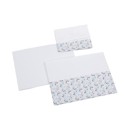 Completo Lenzuola Culla 3Pz 140x70 cm Micuna Indie