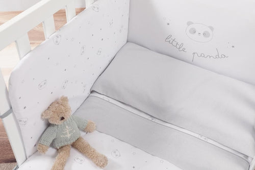 Completo Lenzuola Lettino 120 x 60 Little Panda Micuna