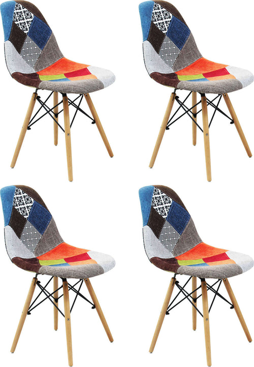 JULIETTE---set-di-4-sedie-moderne-in-tessuto-patchwork-con-gambe-in-legno-Multicolor-Milani-Home