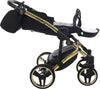 Junama Diamond Exclusive 2.0 3 in 1 Black/Black Telaio e Dettagli Oro Giallo Prima infanzia/Passeggini carrozzine e accessori/Passeggini e carrozzine/Sistemi modulari La Casa Del Bebè - Napoli, Commerciovirtuoso.it