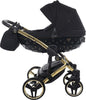 Junama Diamond Exclusive 2.0 3 in 1 Black/Black Telaio e Dettagli Oro Giallo Prima infanzia/Passeggini carrozzine e accessori/Passeggini e carrozzine/Sistemi modulari La Casa Del Bebè - Napoli, Commerciovirtuoso.it