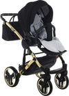 Junama Diamond Exclusive 2.0 3 in 1 Black/Black Telaio e Dettagli Oro Giallo Prima infanzia/Passeggini carrozzine e accessori/Passeggini e carrozzine/Sistemi modulari La Casa Del Bebè - Napoli, Commerciovirtuoso.it
