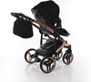 Junama Diamond Exclusive 2.0 3 in 1 Black/Black Telaio e Dettagli Oro Rosa Prima infanzia/Passeggini carrozzine e accessori/Passeggini e carrozzine/Sistemi modulari La Casa Del Bebè - Napoli, Commerciovirtuoso.it