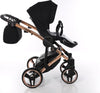 Junama Diamond Exclusive 2.0 3 in 1 Black/Black Telaio e Dettagli Oro Rosa Prima infanzia/Passeggini carrozzine e accessori/Passeggini e carrozzine/Sistemi modulari La Casa Del Bebè - Napoli, Commerciovirtuoso.it