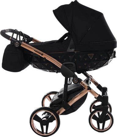 Junama Diamond Exclusive 2.0 3 in 1 Black/Black Telaio e Dettagli Oro Rosa Prima infanzia/Passeggini carrozzine e accessori/Passeggini e carrozzine/Sistemi modulari La Casa Del Bebè - Napoli, Commerciovirtuoso.it