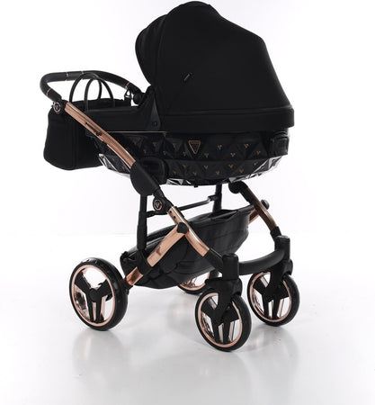 Junama Diamond Exclusive 2.0 3 in 1 Black/Black Telaio e Dettagli Oro Rosa Prima infanzia/Passeggini carrozzine e accessori/Passeggini e carrozzine/Sistemi modulari La Casa Del Bebè - Napoli, Commerciovirtuoso.it