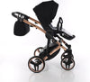 Junama Diamond Exclusive 2.0 3 in 1 Black/Black Telaio e Dettagli Oro Rosa Prima infanzia/Passeggini carrozzine e accessori/Passeggini e carrozzine/Sistemi modulari La Casa Del Bebè - Napoli, Commerciovirtuoso.it