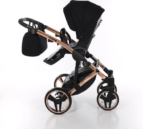Junama Diamond Exclusive 2.0 3 in 1 Black/Black Telaio e Dettagli Oro Rosa Prima infanzia/Passeggini carrozzine e accessori/Passeggini e carrozzine/Sistemi modulari La Casa Del Bebè - Napoli, Commerciovirtuoso.it