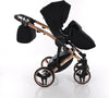 Junama Diamond Exclusive 2.0 3 in 1 Black/Black Telaio e Dettagli Oro Rosa Prima infanzia/Passeggini carrozzine e accessori/Passeggini e carrozzine/Sistemi modulari La Casa Del Bebè - Napoli, Commerciovirtuoso.it