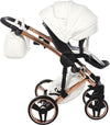 Junama Diamond Exclusive White 3 in 1 Telaio e Dettagli Oro Rosa Prima infanzia/Passeggini carrozzine e accessori/Passeggini e carrozzine/Sistemi modulari La Casa Del Bebè - Napoli, Commerciovirtuoso.it