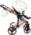 Junama Diamond Exclusive White 3 in 1 Telaio e Dettagli Oro Rosa Prima infanzia/Passeggini carrozzine e accessori/Passeggini e carrozzine/Sistemi modulari La Casa Del Bebè - Napoli, Commerciovirtuoso.it