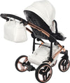 Junama Diamond Exclusive White 3 in 1 Telaio e Dettagli Oro Rosa Prima infanzia/Passeggini carrozzine e accessori/Passeggini e carrozzine/Sistemi modulari La Casa Del Bebè - Napoli, Commerciovirtuoso.it