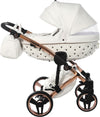 Junama Diamond Exclusive White 3 in 1 Telaio e Dettagli Oro Rosa Prima infanzia/Passeggini carrozzine e accessori/Passeggini e carrozzine/Sistemi modulari La Casa Del Bebè - Napoli, Commerciovirtuoso.it