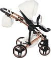Junama Diamond Exclusive White 3 in 1 Telaio e Dettagli Oro Rosa Prima infanzia/Passeggini carrozzine e accessori/Passeggini e carrozzine/Sistemi modulari La Casa Del Bebè - Napoli, Commerciovirtuoso.it
