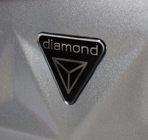 Junama Diamond GLOW V2 3 in 1 PELLE BIANCO Navicella Grigia Satinato Telaio CROMATO Prima infanzia/Passeggini carrozzine e accessori/Passeggini e carrozzine/Sistemi modulari La Casa Del Bebè - Napoli, Commerciovirtuoso.it