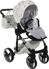 Junama Diamond GLOW V2 3 in 1 PELLE BIANCO Navicella Grigia Satinato Telaio CROMATO Prima infanzia/Passeggini carrozzine e accessori/Passeggini e carrozzine/Sistemi modulari La Casa Del Bebè - Napoli, Commerciovirtuoso.it