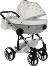Junama Diamond GLOW V2 3 in 1 PELLE BIANCO Navicella Grigia Satinato Telaio CROMATO Prima infanzia/Passeggini carrozzine e accessori/Passeggini e carrozzine/Sistemi modulari La Casa Del Bebè - Napoli, Commerciovirtuoso.it