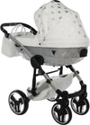 Junama Diamond GLOW V2 3 in 1 PELLE BIANCO Navicella Grigia Satinato Telaio CROMATO Prima infanzia/Passeggini carrozzine e accessori/Passeggini e carrozzine/Sistemi modulari La Casa Del Bebè - Napoli, Commerciovirtuoso.it