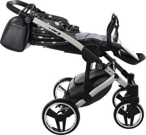 Junama Diamond GLOW V2 3 in 1 PELLE GRIGIO Navicella Grigia Satinato Telaio Grigio Prima infanzia/Passeggini carrozzine e accessori/Passeggini e carrozzine/Sistemi modulari La Casa Del Bebè - Napoli, Commerciovirtuoso.it