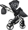 Junama Diamond GLOW V2 3 in 1 PELLE GRIGIO Navicella Grigia Satinato Telaio Grigio Prima infanzia/Passeggini carrozzine e accessori/Passeggini e carrozzine/Sistemi modulari La Casa Del Bebè - Napoli, Commerciovirtuoso.it