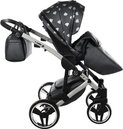 Junama Diamond GLOW V2 3 in 1 PELLE GRIGIO Navicella Grigia Satinato Telaio Grigio Prima infanzia/Passeggini carrozzine e accessori/Passeggini e carrozzine/Sistemi modulari La Casa Del Bebè - Napoli, Commerciovirtuoso.it