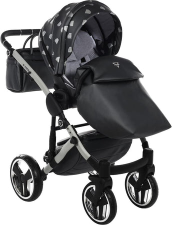 Junama Diamond GLOW V2 3 in 1 PELLE GRIGIO Navicella Grigia Satinato Telaio Grigio Prima infanzia/Passeggini carrozzine e accessori/Passeggini e carrozzine/Sistemi modulari La Casa Del Bebè - Napoli, Commerciovirtuoso.it
