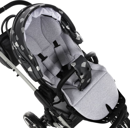 Junama Diamond GLOW V2 3 in 1 PELLE GRIGIO Navicella Grigia Satinato Telaio Grigio Prima infanzia/Passeggini carrozzine e accessori/Passeggini e carrozzine/Sistemi modulari La Casa Del Bebè - Napoli, Commerciovirtuoso.it
