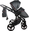 Junama-Diamond-S-Class-V3-3-in-1-Nero-Telaio-Nero-Dettagli-Rosso