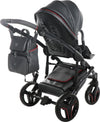 Junama-Diamond-S-Class-V3-3-in-1-Nero-Telaio-Nero-Dettagli-Rosso