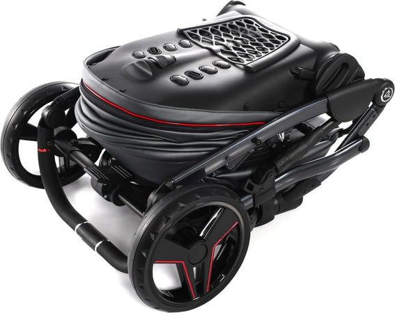 Junama-Diamond-S-Class-V3-3-in-1-Nero-Telaio-Nero-Dettagli-Rosso