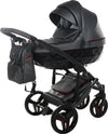 Junama-Diamond-S-Class-V3-3-in-1-Nero-Telaio-Nero-Dettagli-Rosso